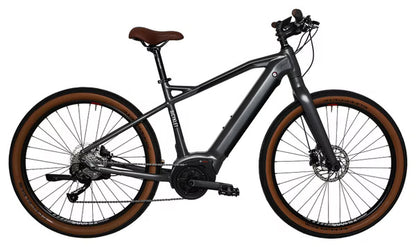 Vélo Fitness Électrique Bicyklet Gabriel Shimano Altus 9V 500 Wh 27.5'' Gris Titane