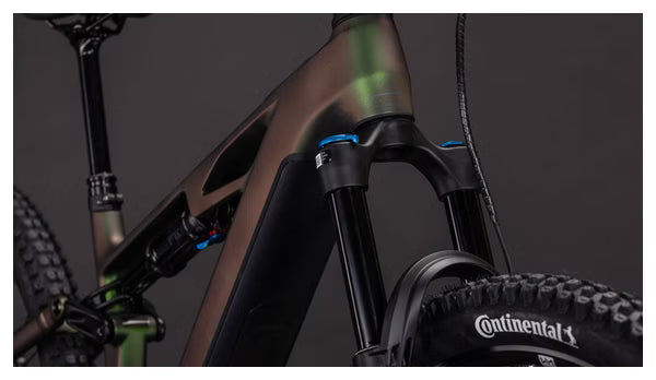 VTT Électrique Tout-Suspendu Cube Stereo Hybrid One44 HPC SLX Evo 800 Shimano Deore XT Di2 12V 800 Wh 29'' Vert Stellar 2026
